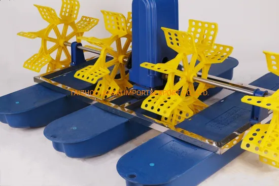 2HP Single Phase Aquaculture Equipment Floating Surface Paddle Wheel Aerator