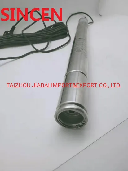 Sincen 2qgd1-50-0.37 Small Stainless Steel Deep Well Screw Pump