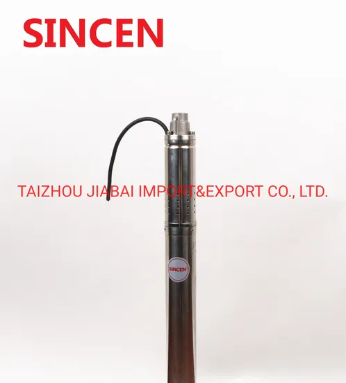 Oil Filled Oil Cooling Motor 4qgyd1.2-50-0.37 Screw Deep Well Pumps (CE)