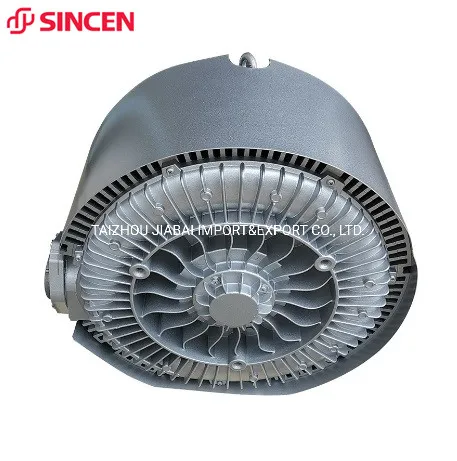 Double-Stage Three Phase 5.5kw High Pressure Fish Farming Air Ring Blowers