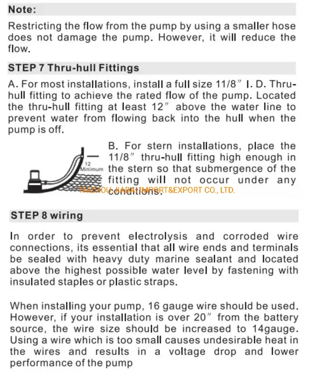 24V DC Low Voltage Mini Submersible Water Pump for Household