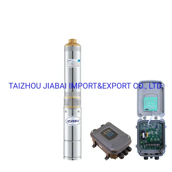 Plastic Impeller 1.5kw High Efficiency Irrigation Submersible Water Deep Well Solar Pump