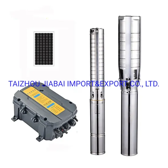 4inch Outlet 5.5kw 70m3/H Large Flow Stainless Steel Deep Well Submersible Solar Pump