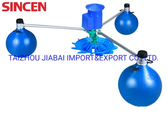 AC DC Power Compatible Energy 1.5kw Impeller Aerator Floating Solar Pump