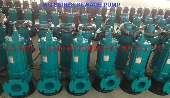 Vertical Cooper Wire Non-Clogging Centrifugal Fecal Cutter Submersible Sewage Water Pump