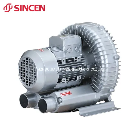 Factory Supply CE Approved Single Stage 5.5HP 4kw Air Side Channel Blower