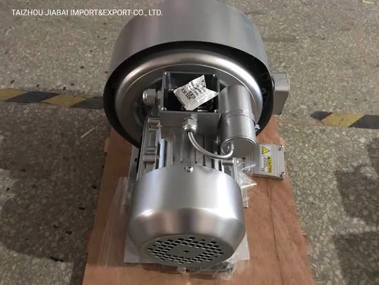 Melt-Blown Fabric Double Impeller 2.2kw/3HP Side Channel Ring Regenerative Turbo Ring Blower
