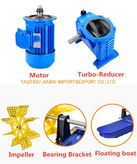 Factory 2HP Shrimp Farming Floating Paddle Wheel Aerator