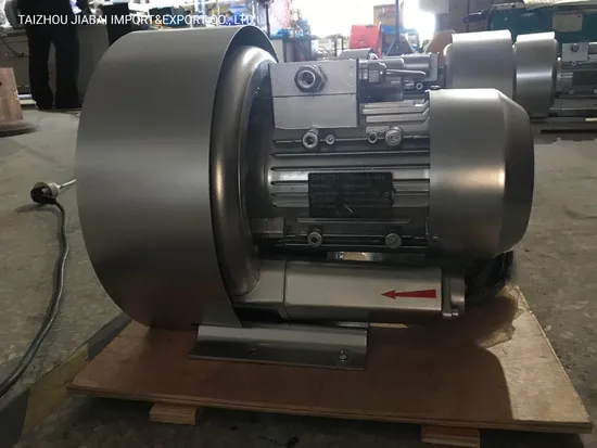 CE Approved 3kw Double Stage High Pressure Vacuum Regenerative Air Ring Blower