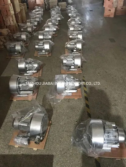 High Capacity High Pressure 1.3kw Side Channel Double Stage Air Blower
