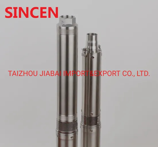 Sincen Pump 4SD8/34 Oil for Food Machinery Deep Well Submersible Pump