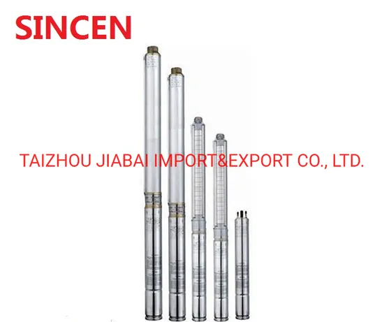 4spm3/12 Stainless Steel Multistage Borehole Submersible Deep Well Water Pump with Control Box