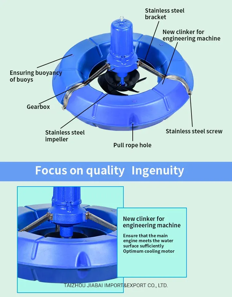 3HP 220V Wave-Maker Surge Aerator for Deep Water Aquaculture