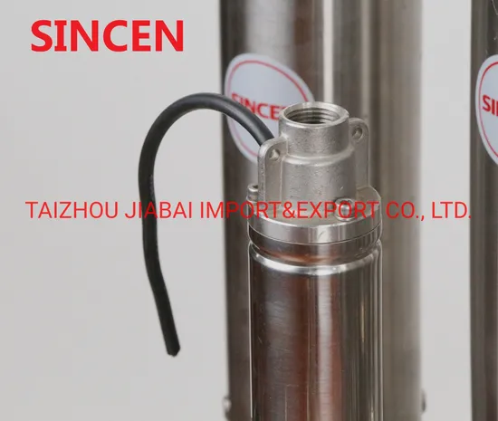 Sincen 2qgd1-50-0.37 Small Stainless Steel Deep Well Screw Pump