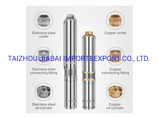 Top Quality Plastic Impeller 1.1kw DC&amp;AC Deep Well Submersible Solar Pump