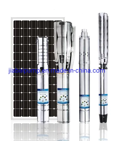Wholesaler Factory Price 13m3/H 2inch Outlet 150m Head Deep Well Submersible Solar Pump