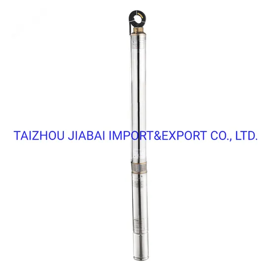 4inch 110m 13m3/H Plastic Impeller 2.2kw/3HP Deep Well Submersible Solar Pump