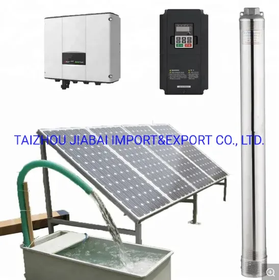 Factory Price High Quality 1.5kw 125m Head 6m3/H Deep Well Solar Pump