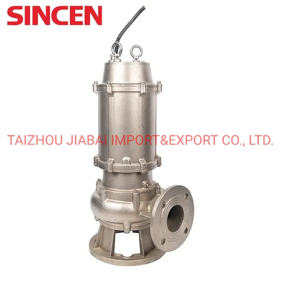 Wq Centrifugal Dredge Drainage Submersible Sewage Pump 10HP