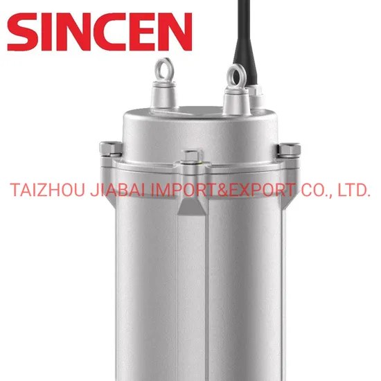 Vertical Cooper Wire Non-Clogging Submersible Stainless Steel Sewage Water Pump