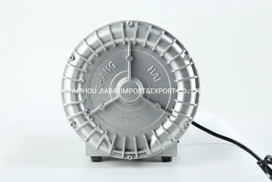 0.12kw/0.16HP Vacuum Aeration Turbo Side Channel High Pressure Electric Ring Air Blower