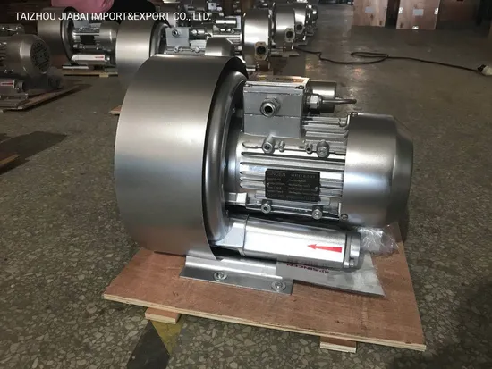 Melt-Blown Fabric Double Impeller 2.2kw/3HP Side Channel Ring Regenerative Turbo Ring Blower