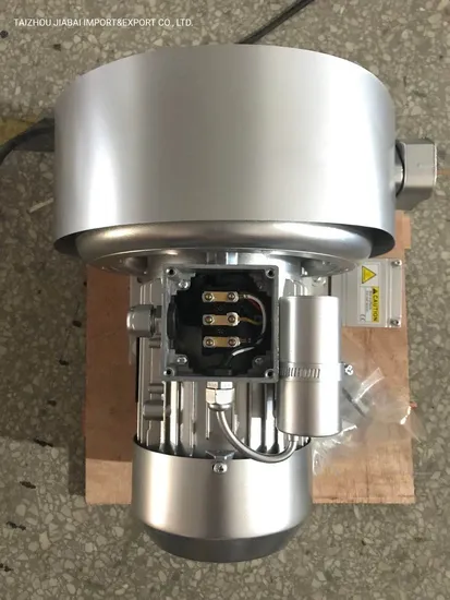 CE Approved 3kw Double Stage High Pressure Vacuum Regenerative Air Ring Blower