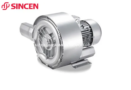 Double Impeller Aluminum Housing Three Phase 4kw 5.5HP Air Ring Blower