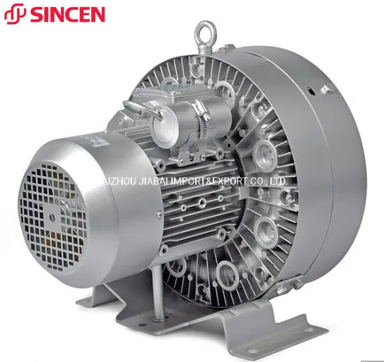 CE Approved China Industrial Side Channel High Pressure Fish Pond Centrifugal Electric Double Stage Paper Tape and Rag 3kw 4HP Air Ring Blower