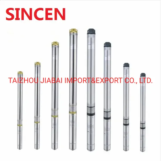 2inch 3inch 4inch Multistage Submersible Borehole Deep Well Pumps