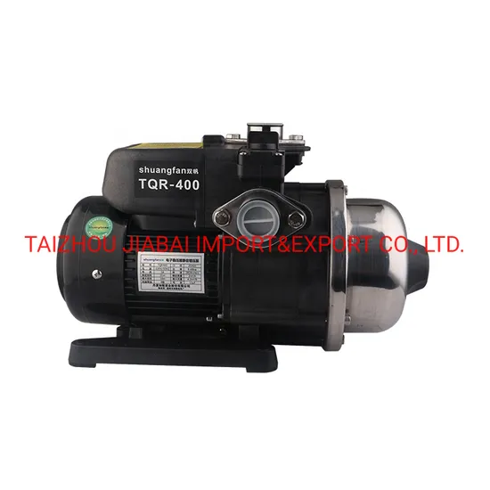 Low Noise Microcomputer Constant Electric Pressure Water Booster Pump