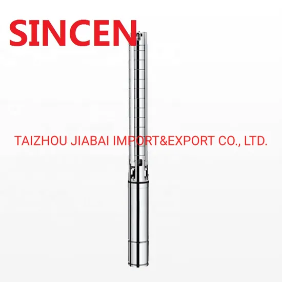 4spm3/12 Stainless Steel Multistage Borehole Submersible Deep Well Water Pump with Control Box