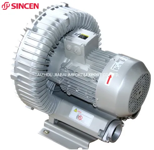Fish Farming Aerator Flour Suction Pneumatic System Vortex Pump 5.5kw Air Blower