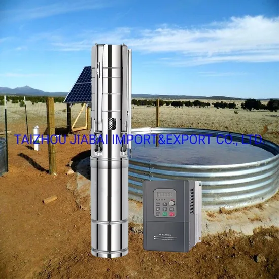 High Efficiency 1100W 110V 101m DC Deep Well Submersible Solar Water Pump