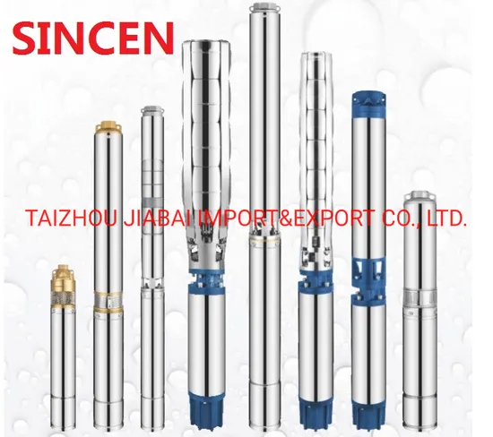 2inch 4inch 6inch 220V/380V DC/AC Deep Well Borehole Pump for Irrigation