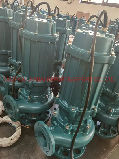 Wqk25-7-1.5 Latest Style Wqk Cutting Sewage Submersible Pump with Big Flow