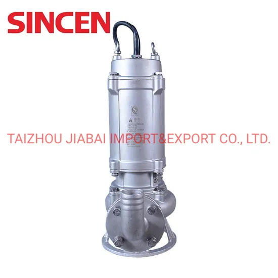 Wq Centrifugal Dredge Drainage Submersible Sewage Pump 10HP