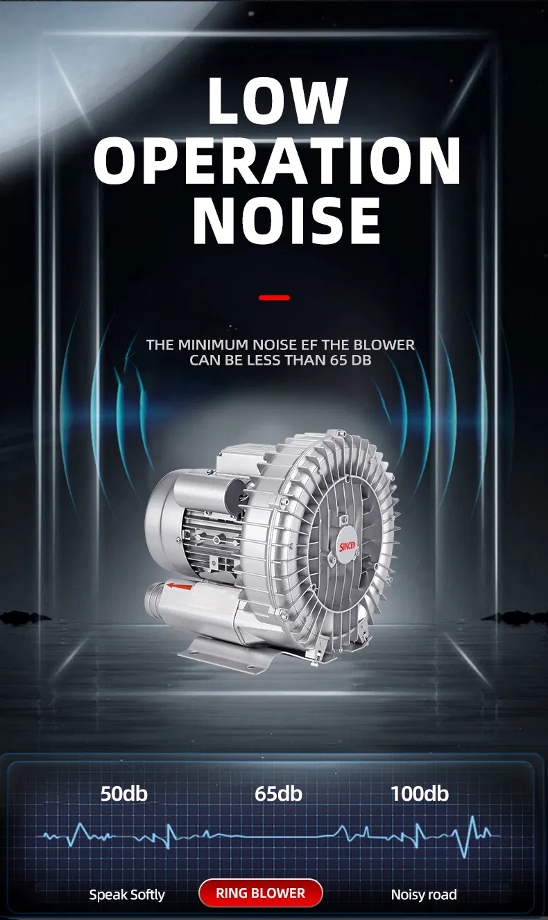 High Pressure Vacuum Pump Side Channel Ring Blower for Aquaculture
