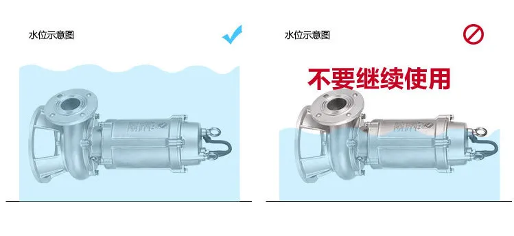 Wastewater Treatment Submerged S. S. Sewage Pump with Self Coupling System
