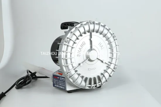 0.12kw/0.16HP Vacuum Aeration Turbo Side Channel High Pressure Electric Ring Air Blower