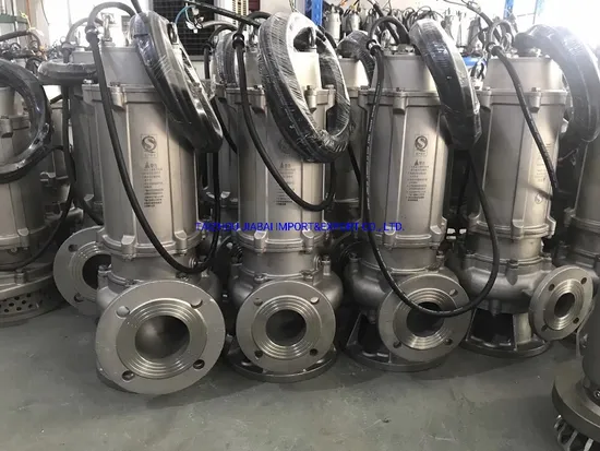Wqd Series Submersible Dirty Water Sewage Slurry Pump