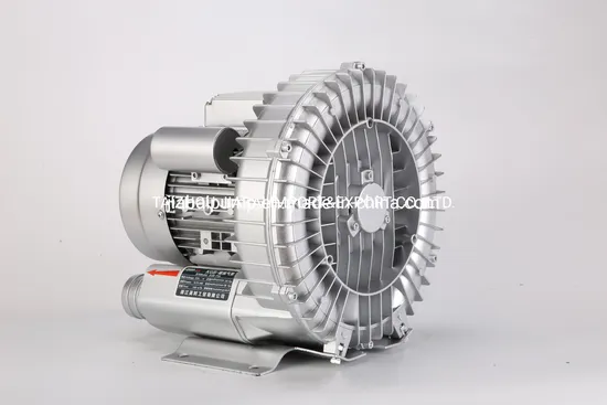 Single Stage High Pressure Side Channel Low Noise 750W/1HP Air Ring Blower