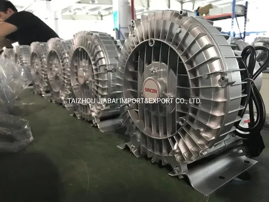Fish Farming 0.55kw/0.75hpsingle Stage Air Regenerative Ring Blowers