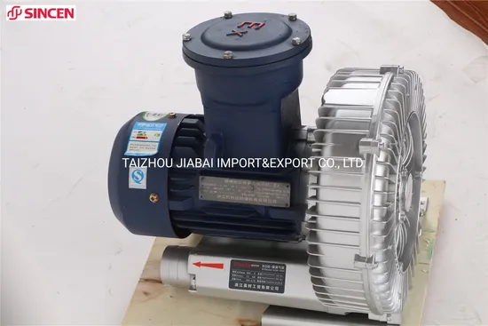 Pneumatic Regenerative Explosion Protection 750W Air Blower