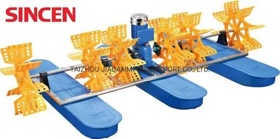 2, 4, 6 Impeller Fish Pond Shrimp Pond Low Noise Paddle Wheel Aerator