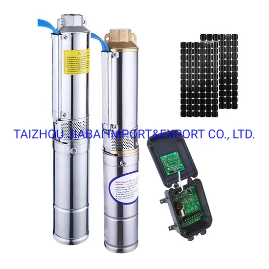 4inch Large Flow High Efficiency 750W 72V Stainless Steel DC Solar Deep Well Pump