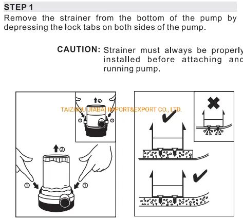 24V DC Low Voltage Mini Submersible Water Pump for Household