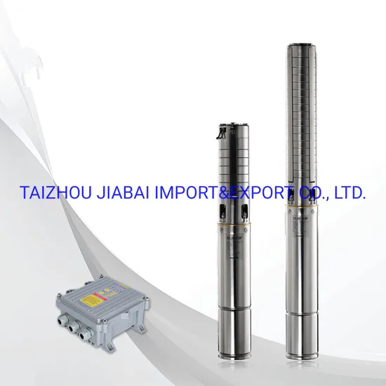 Factory Price 3inch Stainless High Efficiency DC Deep Well Borehole Solar Pump