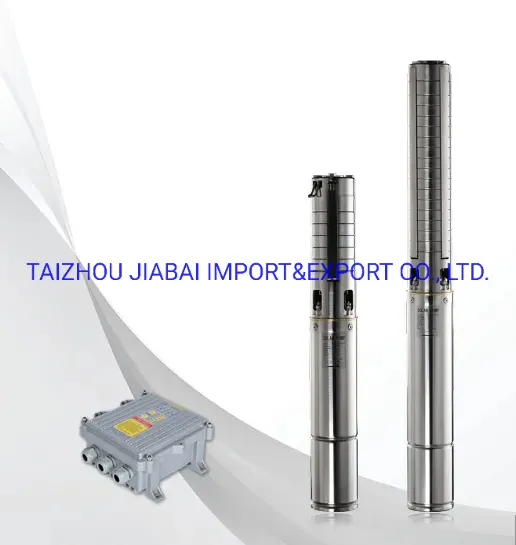 4 Inches Centrifugal Submersible Stainless Steel Impeller Agriculture Solar Pump Deep Well Pump