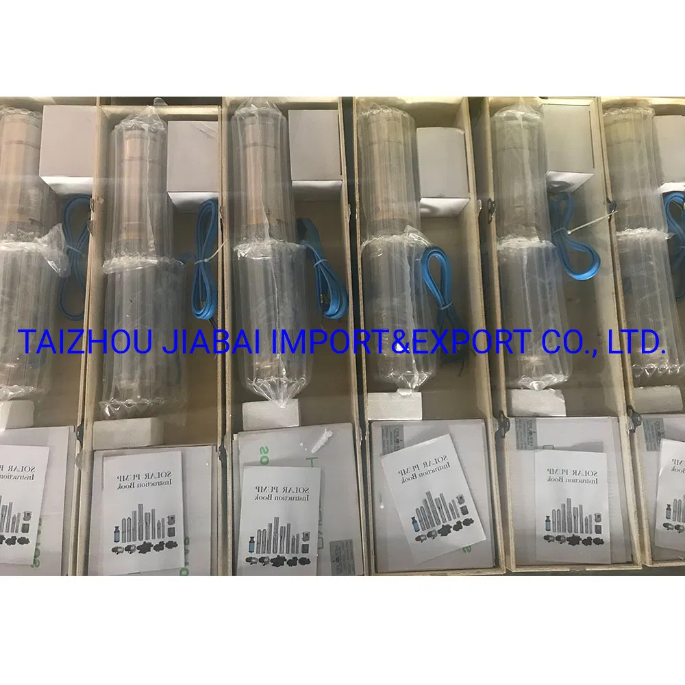 AC&DC 3inch Outlet with MPPT Controller 135m Head Deep Well Submersible Solar Pump